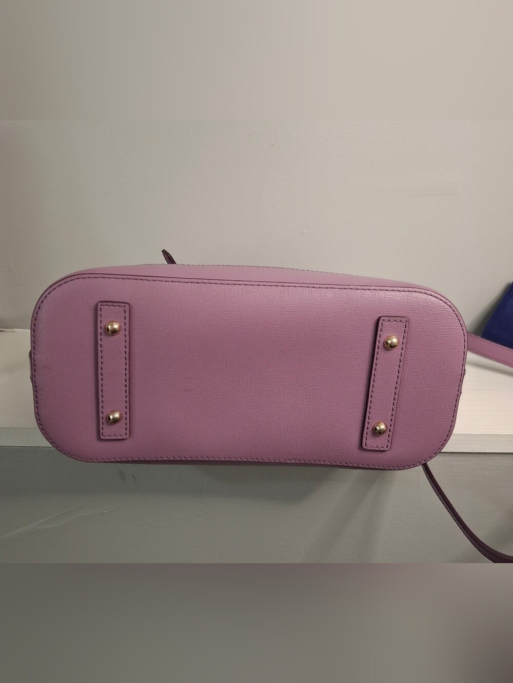 Dooney & Bourke Lavender Leather Dome Satchel - Picture 3 of 7